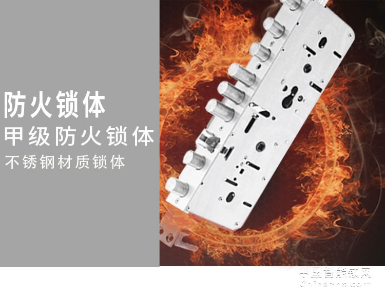 愛爾家智能鎖T805 不銹鋼靜音指紋鎖