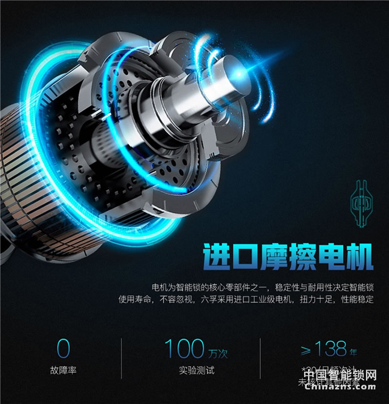 六孚指紋鎖 柏拉圖指紋防盜鎖 自動鎖門/觸摸翻蓋/遠程微信開門