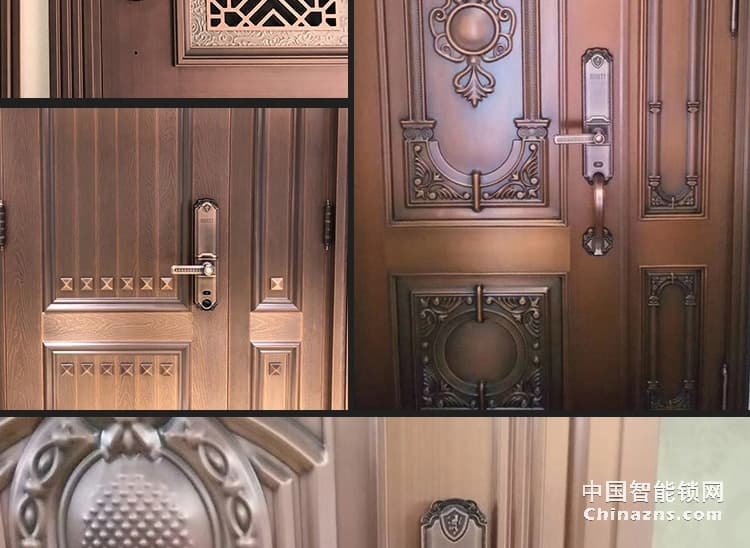 索仕頓全自動滑蓋指紋密碼鎖 家用辦公防盜門木門智能鎖手機APP微信開鎖