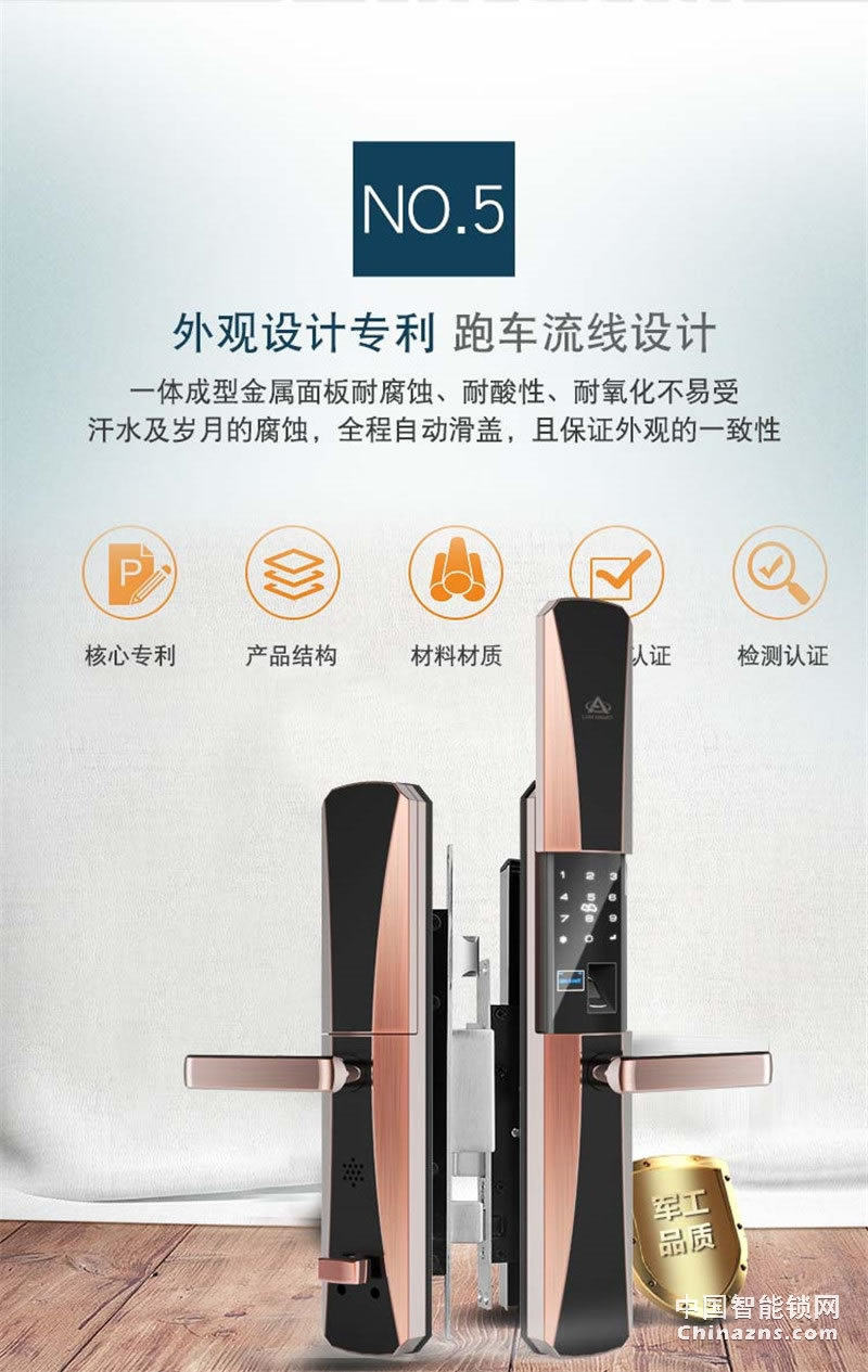 礪安軍工品質(zhì)智能鎖 業(yè)界唯一 超強體驗LA7