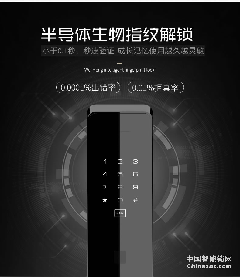 AOC智能鎖 全自動磁卡鎖 家用電子門鎖