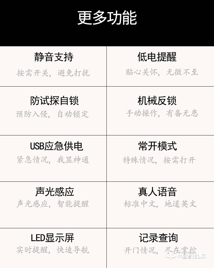 科萊寶別墅大門指紋鎖 智能鎖銅門門鎖 