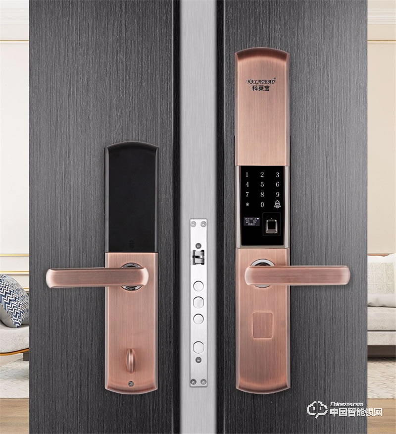 科萊寶指紋鎖智能鎖 家用防盜門電子鎖密碼鎖 