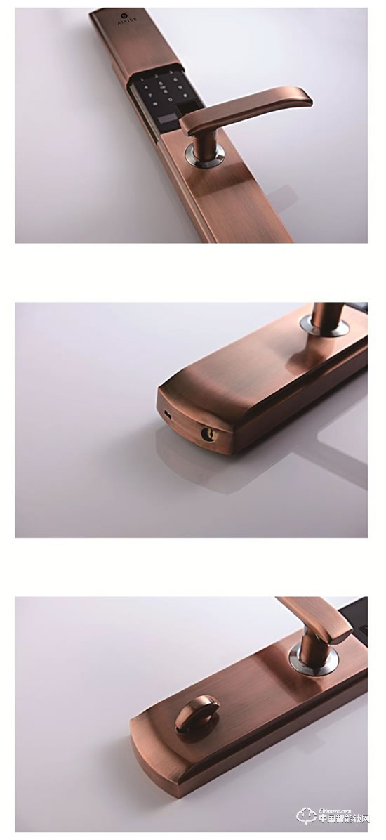 艾瑞斯智能鎖 滑蓋指紋密碼鎖 家用防盜門智能門鎖