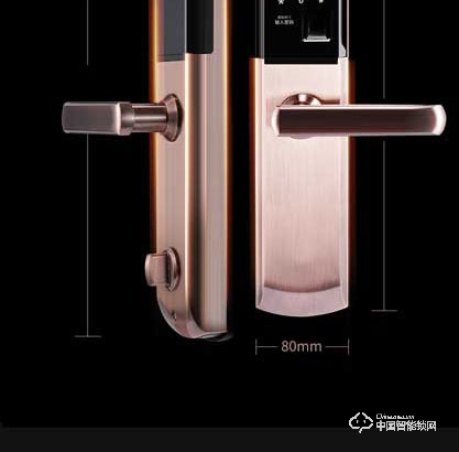 季安指紋鎖 全自動滑蓋指紋密碼鎖 家用防盜門鎖