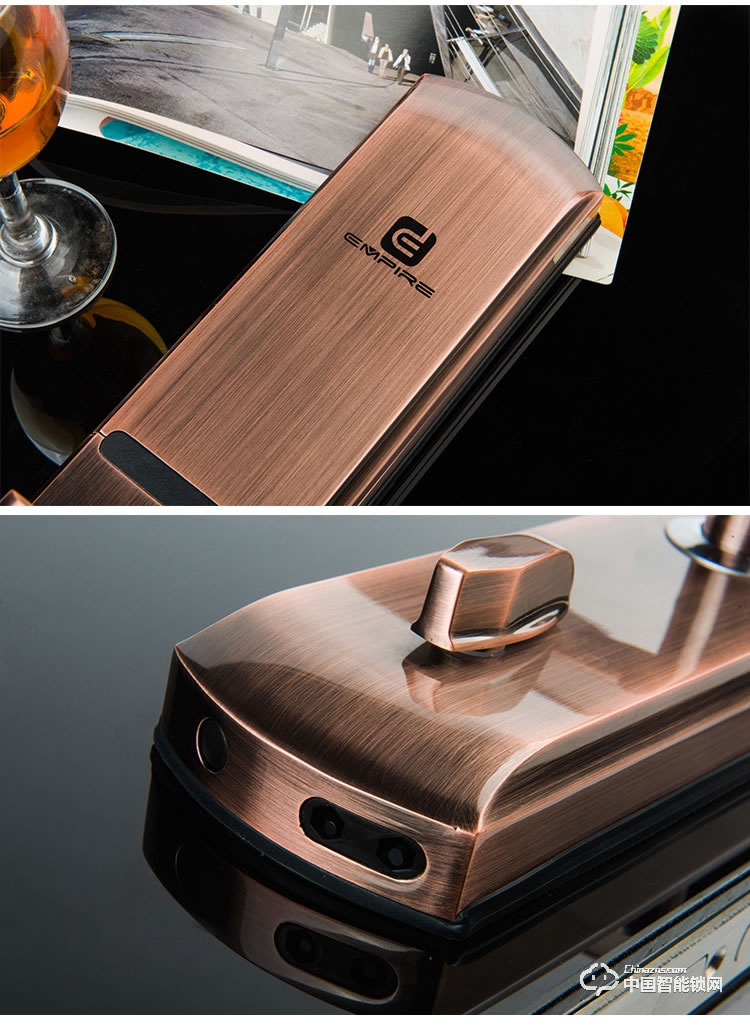 伊派爾滑蓋指紋鎖 家用防盜門智能鎖指紋密碼鎖