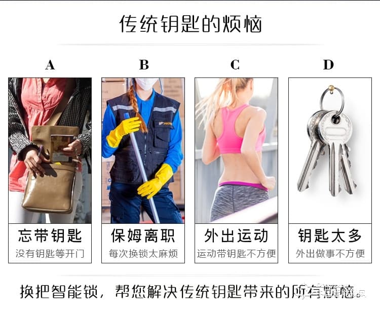 伊派爾人臉識(shí)別掌靜脈指紋鎖家用防盜門鎖智能鎖密碼鎖家居智能鎖