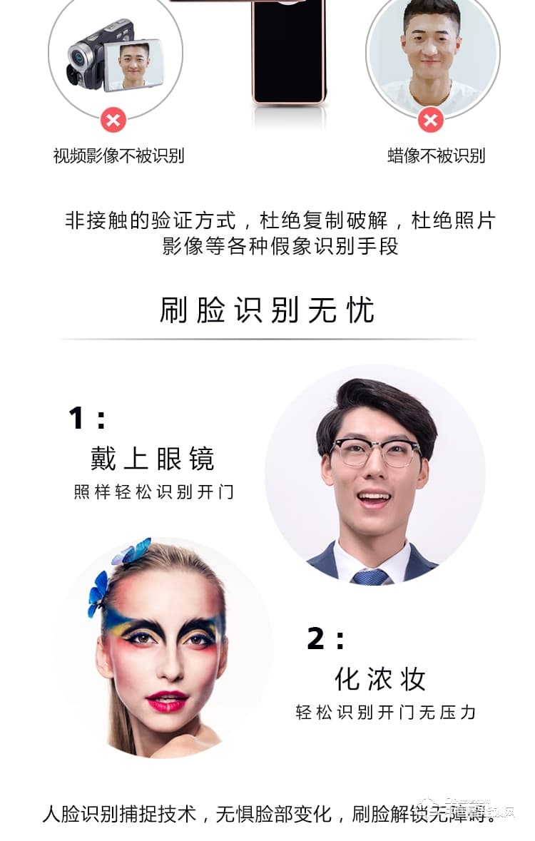 伊派爾指紋鎖 人臉識別掌靜脈指紋鎖家用防盜門鎖密碼鎖智能鎖