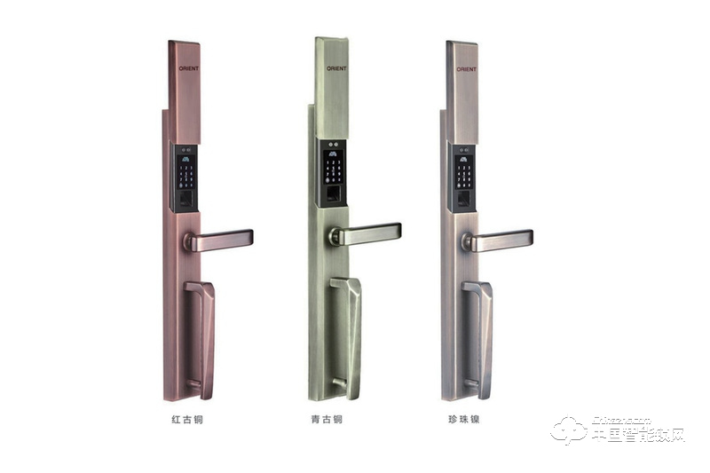 奧聯(lián)智能鎖 滑蓋指紋密碼鎖 家用防盜門智能鎖