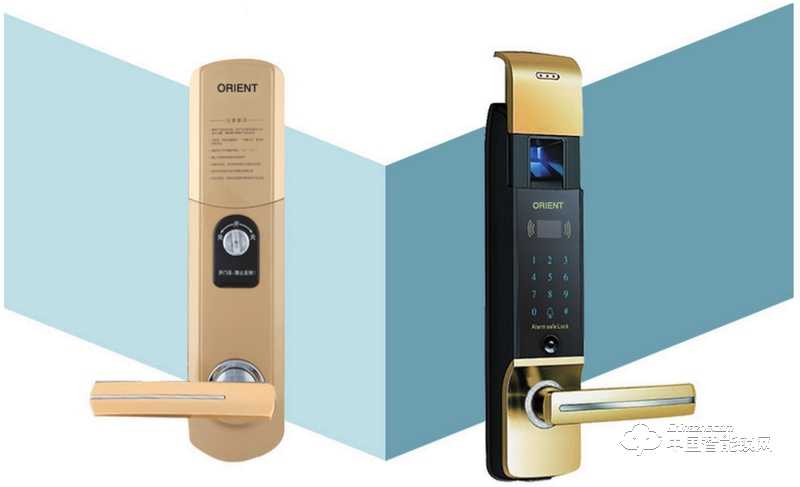 奧聯(lián)智能鎖 小滑蓋指紋密碼鎖 防盜門智能鎖