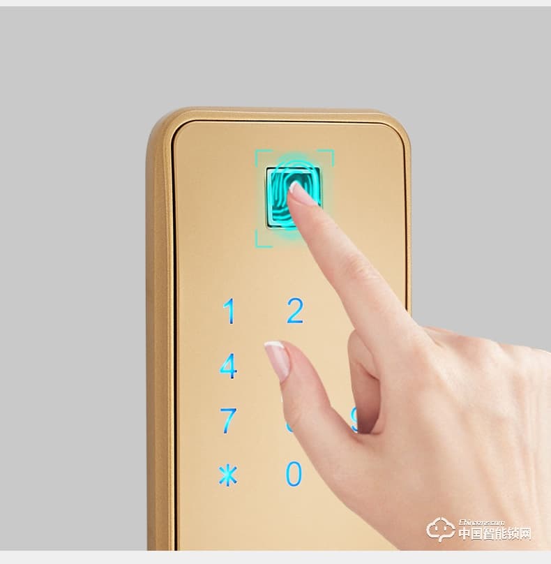 固特指紋鎖 家用防盜門鎖室內(nèi)木門智能鎖密碼鎖電子鎖