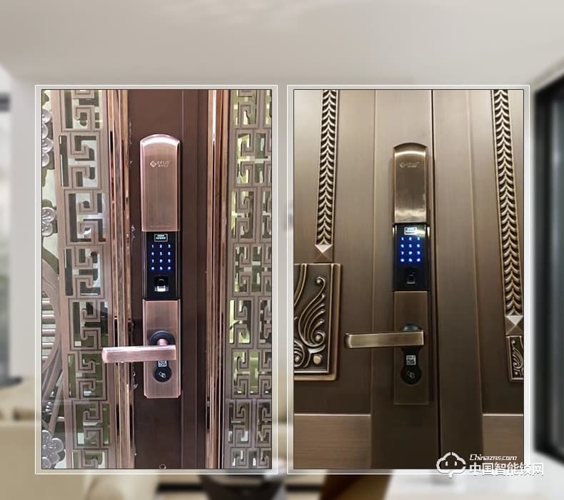 愛而福德指紋鎖 家用防盜門指紋 APP遠(yuǎn)程遙刷卡電子門禁鎖