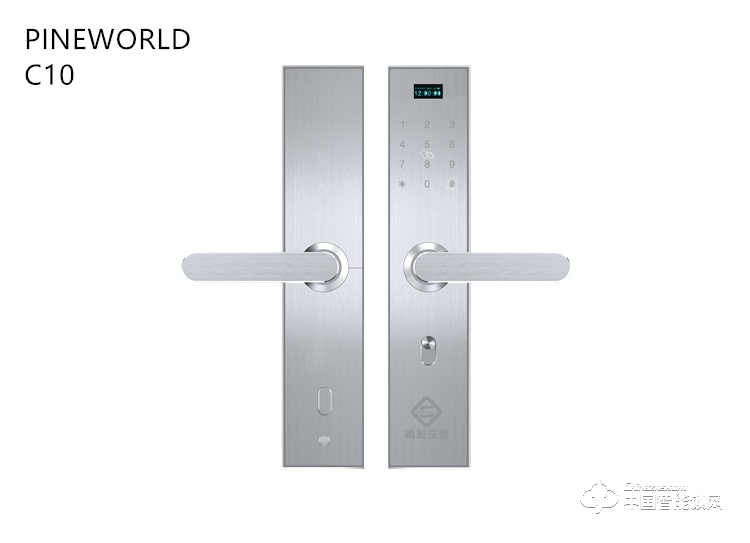 青松沃德智能鎖 家用指紋密碼鎖 直板防盜門鎖