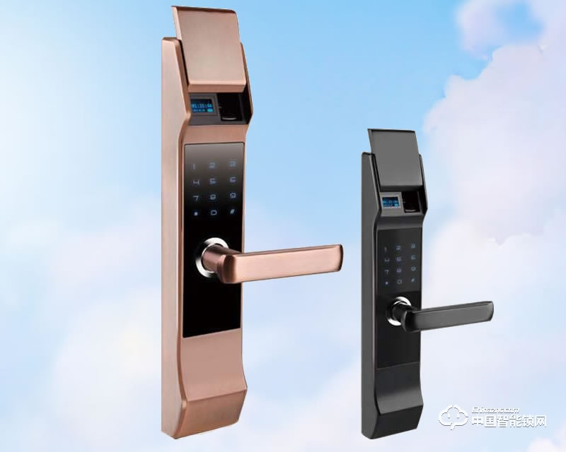 科塞達智能鎖 鋅合金智能指紋鎖 小滑蓋防盜密碼鎖