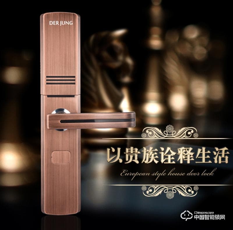 典匠智能鎖 D6072安防滑蓋智能門鎖指紋鎖