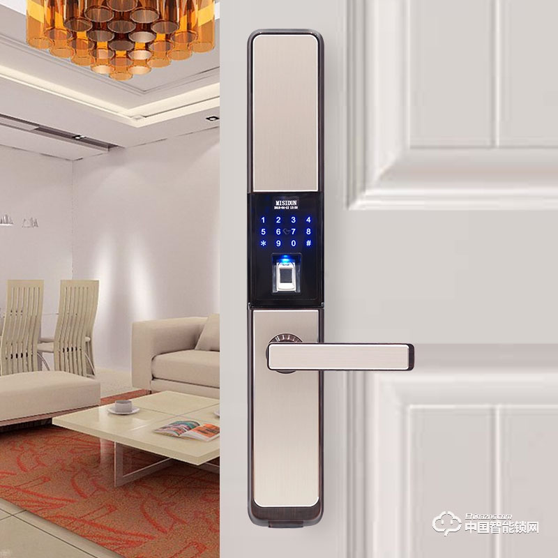 密斯頓智能鎖 家用智能指紋鎖 防盜門智能鎖