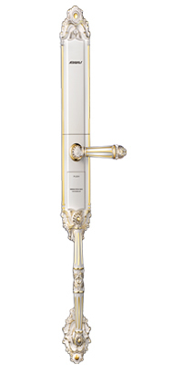 君豪指紋鎖 鋅合金智能門鎖 別墅指紋密碼鎖