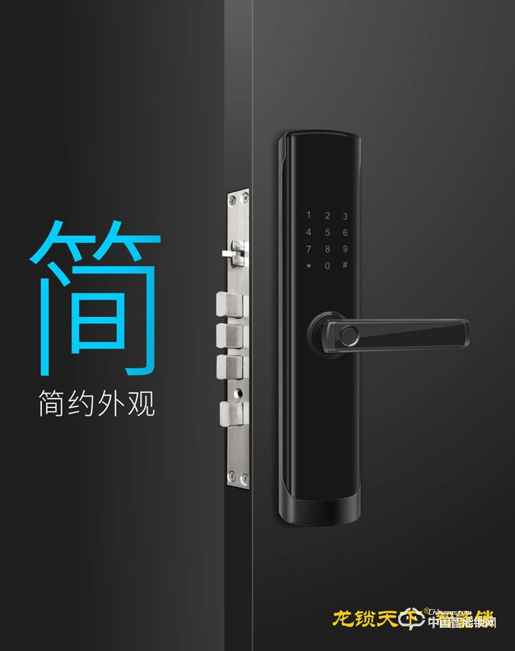 龍鎖天下智能鎖 智能鎖 指紋鎖 密碼鎖 防盜門鎖M08