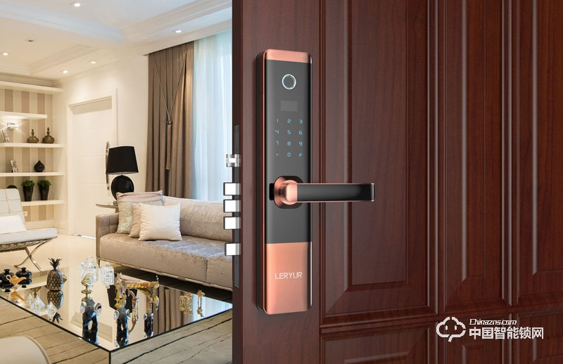 樂柚智能鎖 直板指紋密碼鎖 防盜門智能鎖