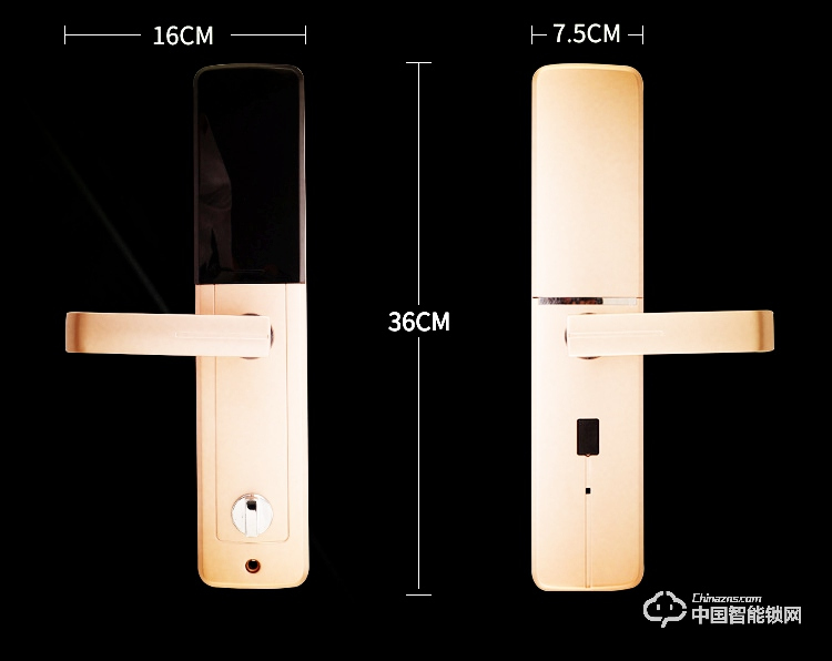 科帝倫智能鎖 半動指紋鎖-H8不銹鋼智能指紋鎖 防盜門密碼鎖