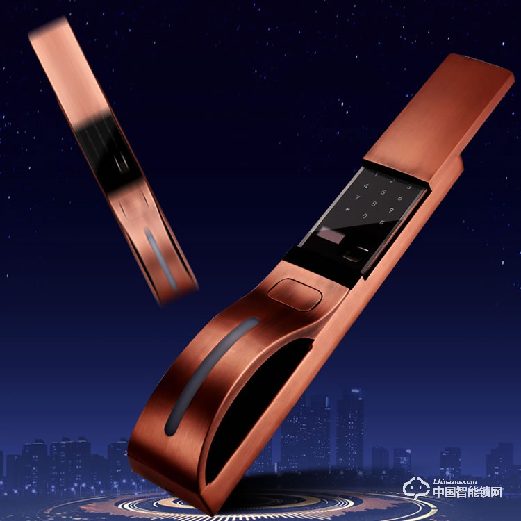 帝豐智能鎖 滑蓋指紋密碼鎖 家用防盜門電子密碼鎖