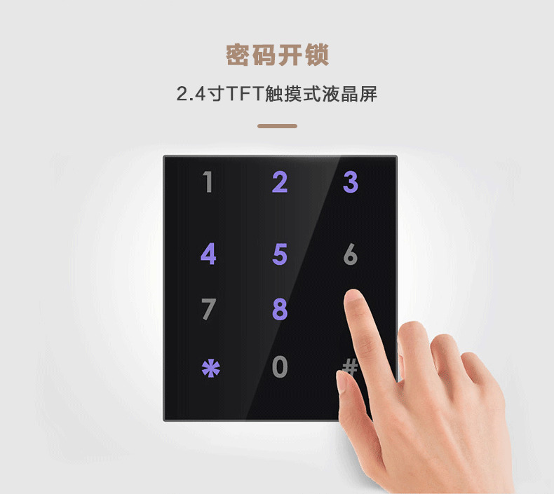 帝豐智能鎖 人臉識(shí)別智能鎖 家用電子密碼鎖