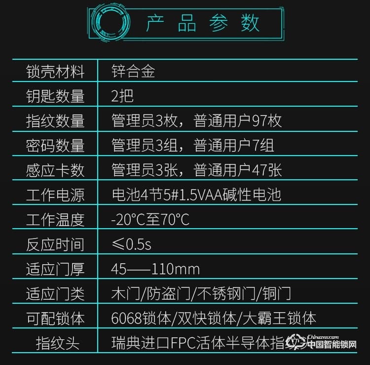 迪克曼智能鎖 防盜鎖智能鎖滑蓋鎖刷卡鎖A10