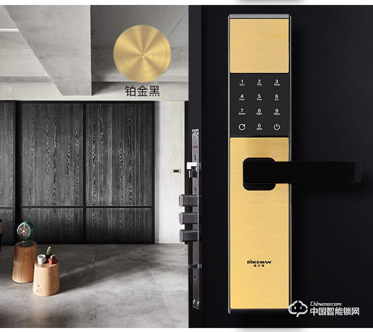 迪克曼智能鎖 防盜鎖智能鎖滑蓋鎖刷卡鎖A10