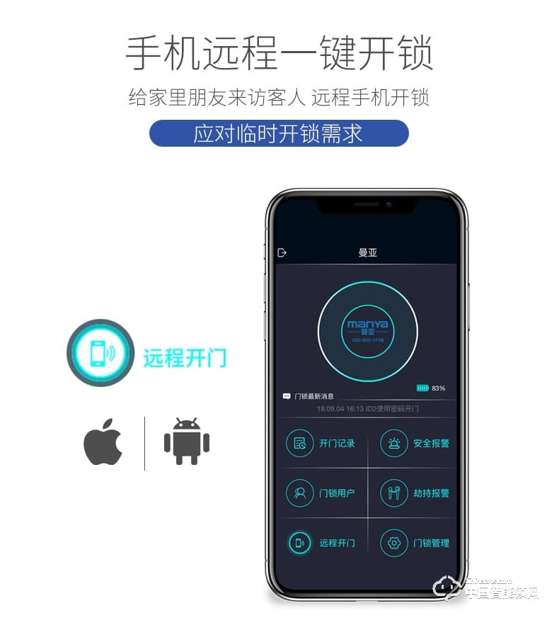 曼亞智能鎖 智能指紋鎖密碼鎖防盜門(mén)家用全自動(dòng)指紋鎖P8
