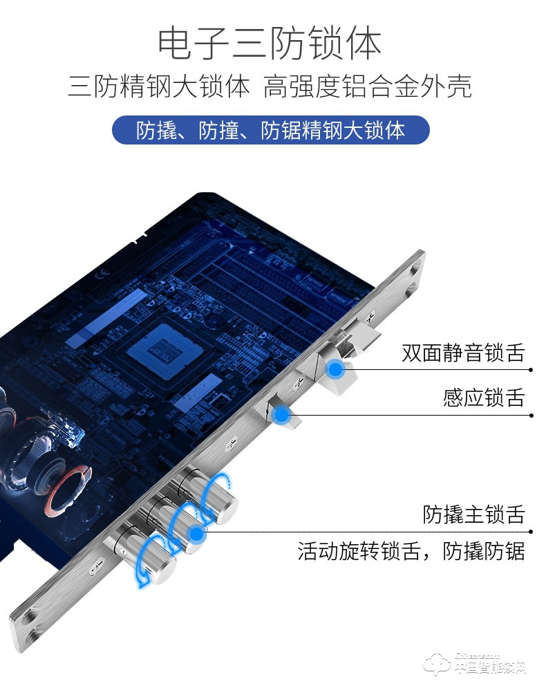 曼亞智能鎖 智能指紋鎖密碼鎖防盜門(mén)家用全自動(dòng)指紋鎖P8