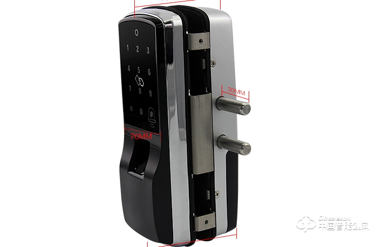 遙爾泰智能鎖 玻璃門指紋鎖 辦公室防盜刷卡鎖CYS-904