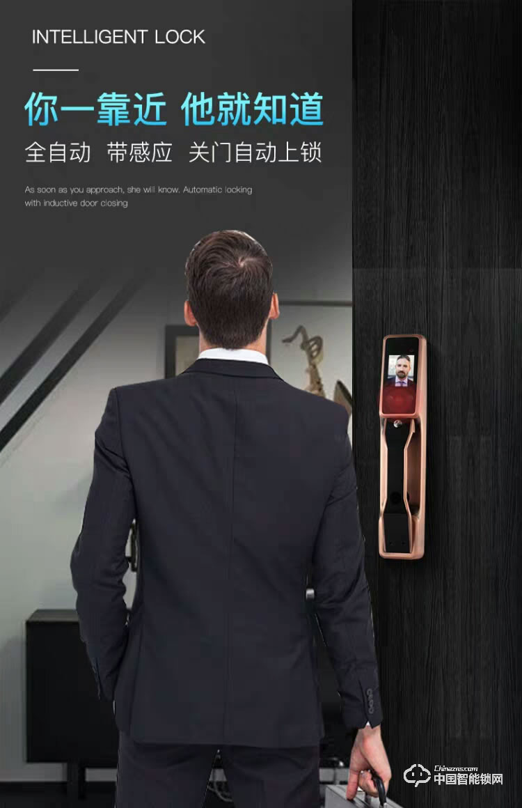 智得利智能鎖 人臉識(shí)別智能鎖 家用電子密碼鎖A-098