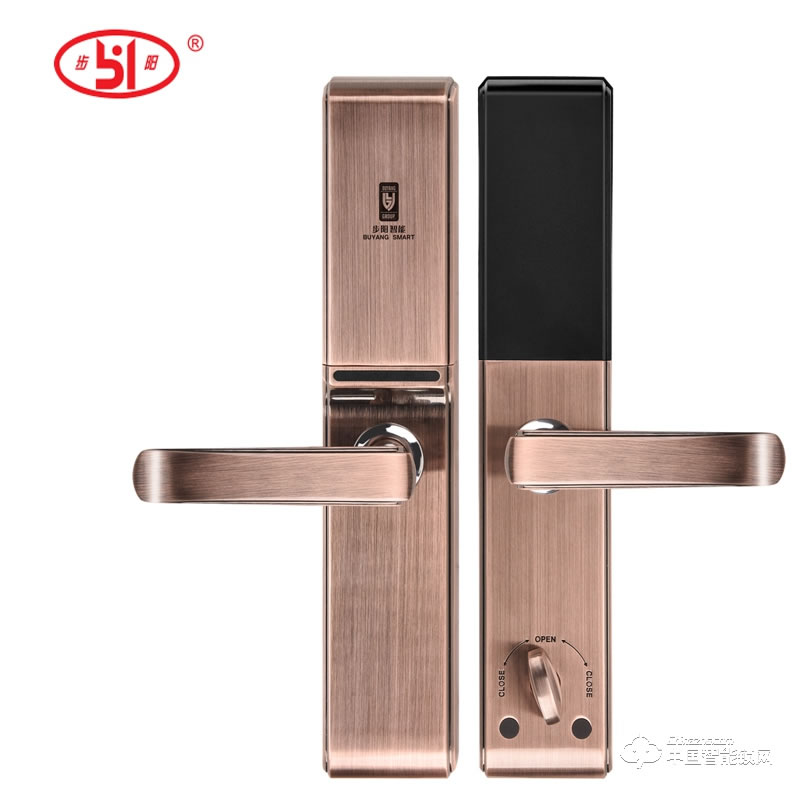 步陽指紋鎖 家用防盜門密碼智能鎖BY-ZN05