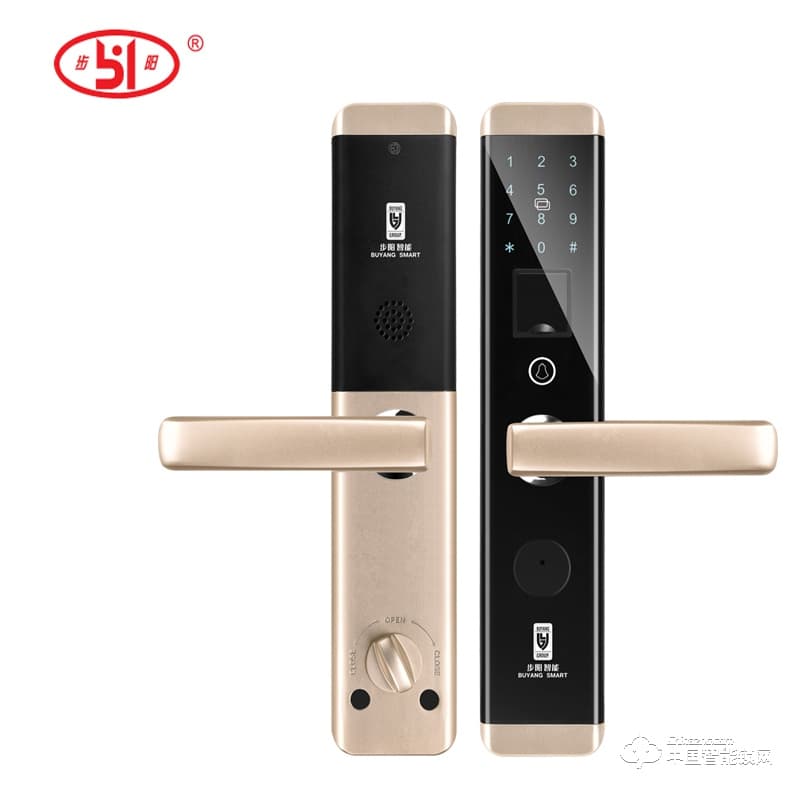 步陽指紋鎖 家用防盜門智能鎖BY-ZN02