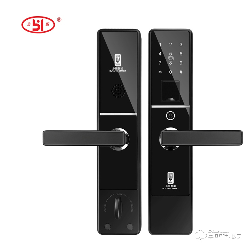 步陽指紋鎖 家用防盜門智能鎖BY-ZN01