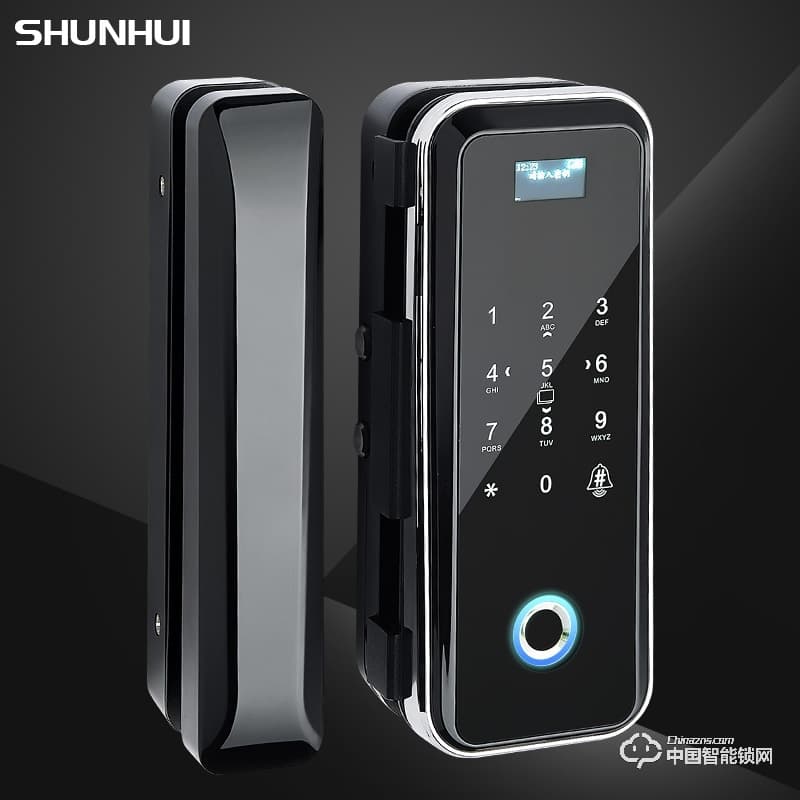 順輝智能鎖 辦公室玻璃門指紋鎖