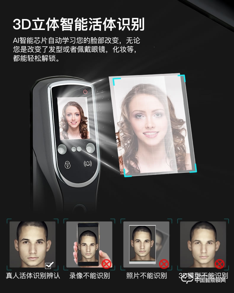 順輝智能鎖 蘭博2號人臉識別全自動智能鎖