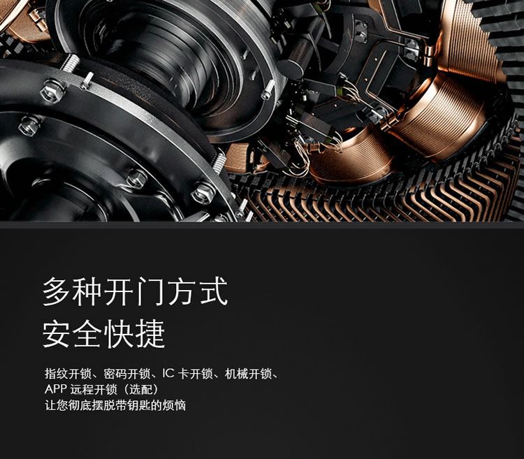 皇家金盾智能鎖 Q1家用智能門鎖推拉式開鎖