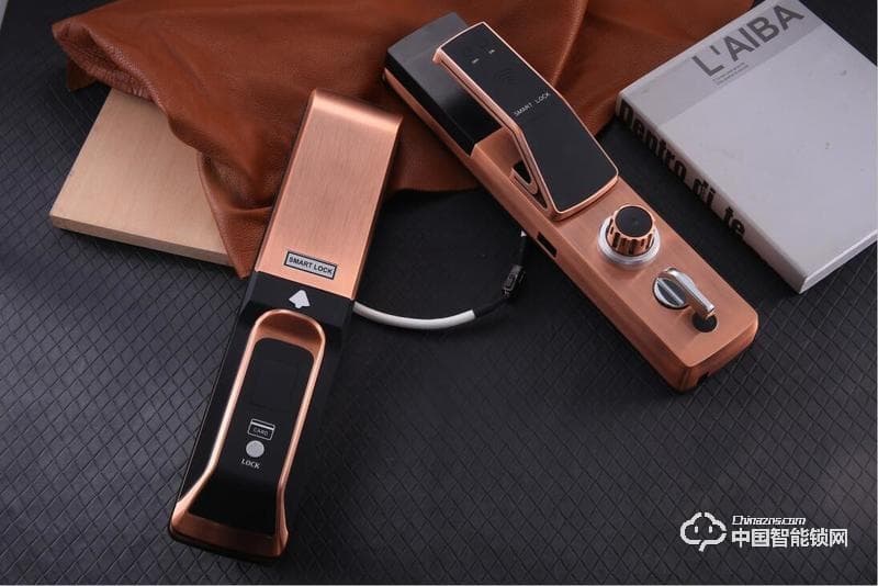 埃菲斯智能鎖 全自動(dòng)指紋鎖 推拉式防盜門(mén)智能鎖D8