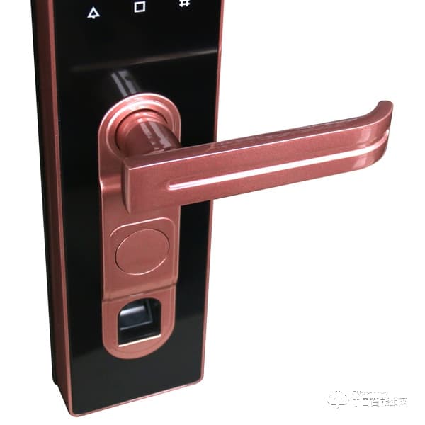 興飛智能鎖 玫瑰金指紋鎖 家用防盜門智能鎖