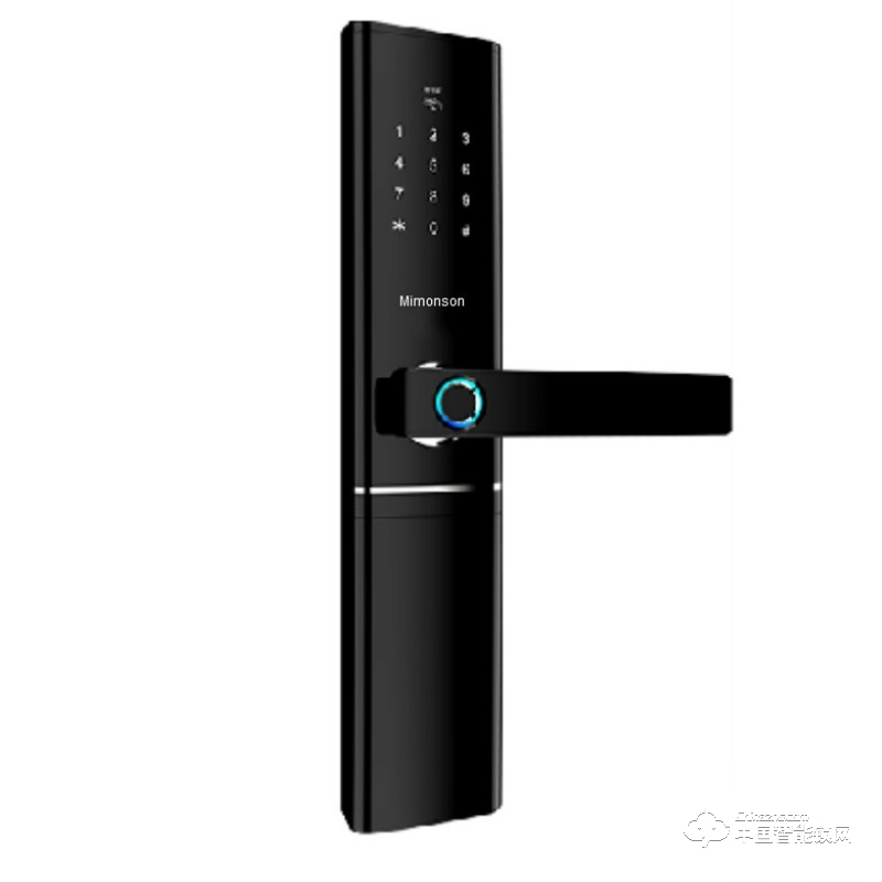 美蒙森智能鎖 木門指紋鎖 高檔小區電子鎖