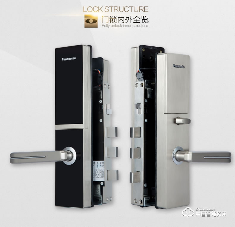 松下指紋鎖 V-N620家用智能C級鎖芯電子門鎖