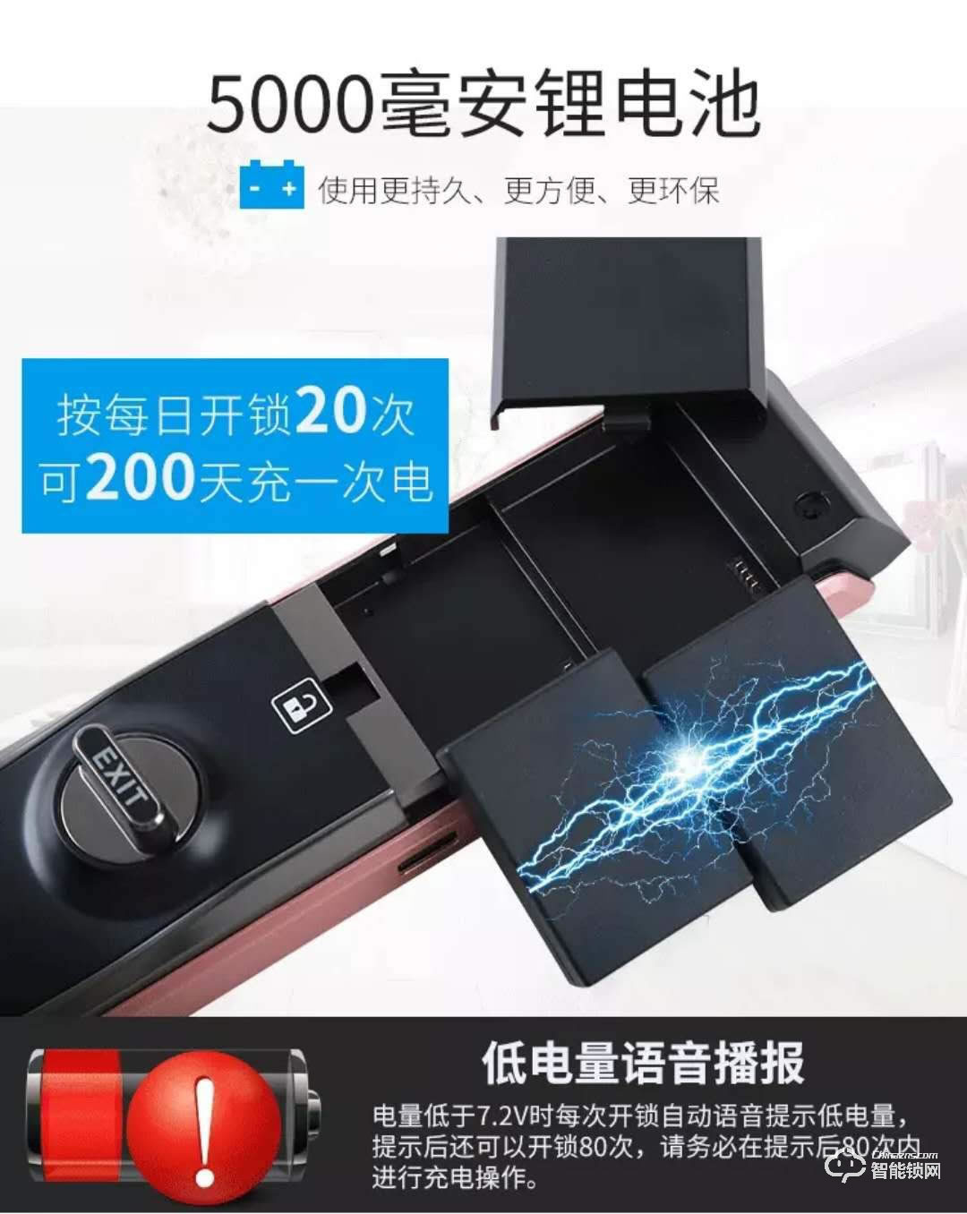 華安智能鎖  Q7H智能鎖電子密碼鎖