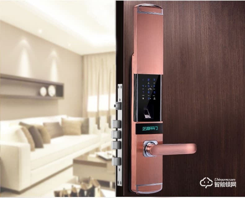 芝麻開門智能鎖 家用智能指紋鎖防盜門電子門木門電子密碼鎖