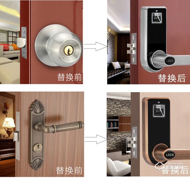 安諾斯智能鎖 智能鎖600家用指紋鎖電子球形鎖