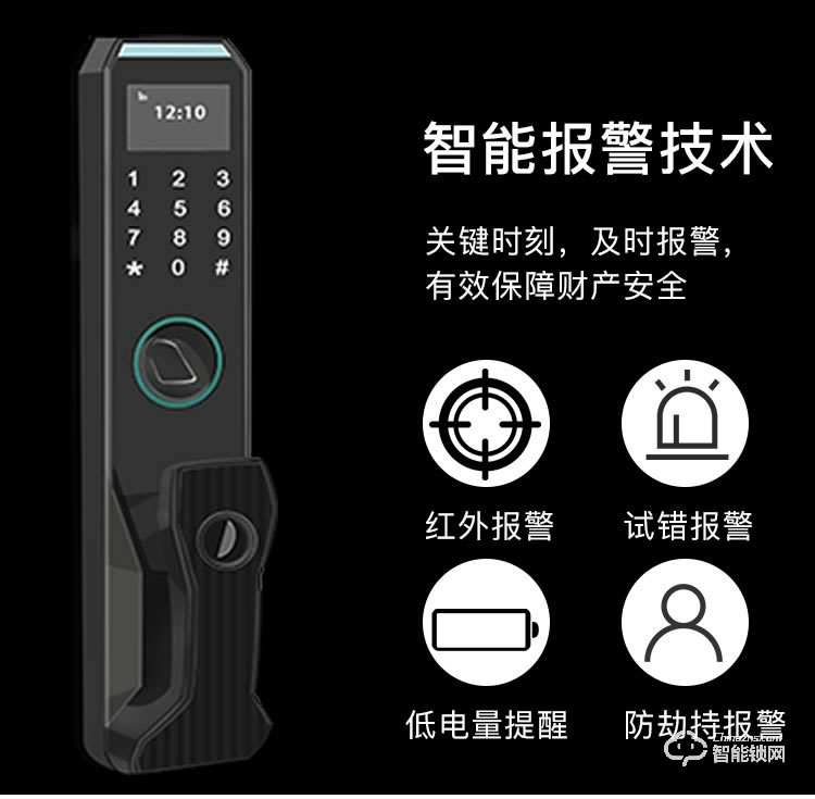 邁得豪智能鎖 MDH-M6 指紋鎖 防盜門指紋密碼鎖