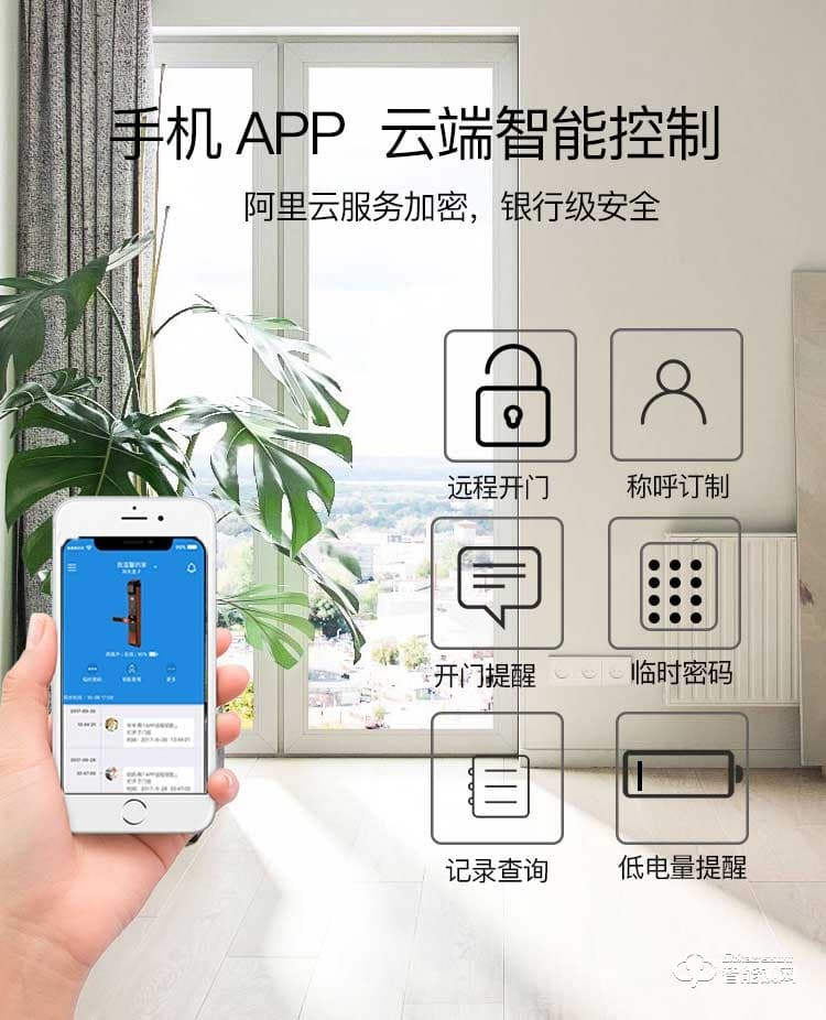 邁得豪智能鎖 MDH-M7 指紋鎖 滑蓋電子密碼鎖