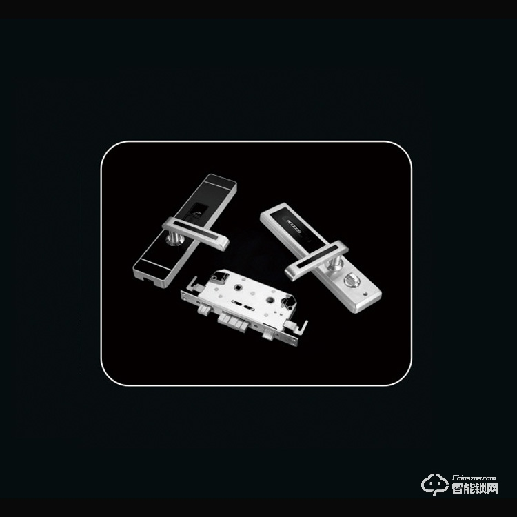 高盾智能鎖 T6800指紋密碼電子鎖 純不銹鋼防盜門天地桿鎖體