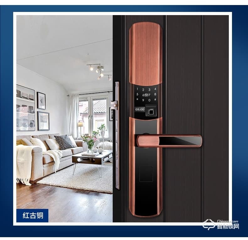 卡貝智能鎖 電子密碼鎖家用防盜智能門鎖 