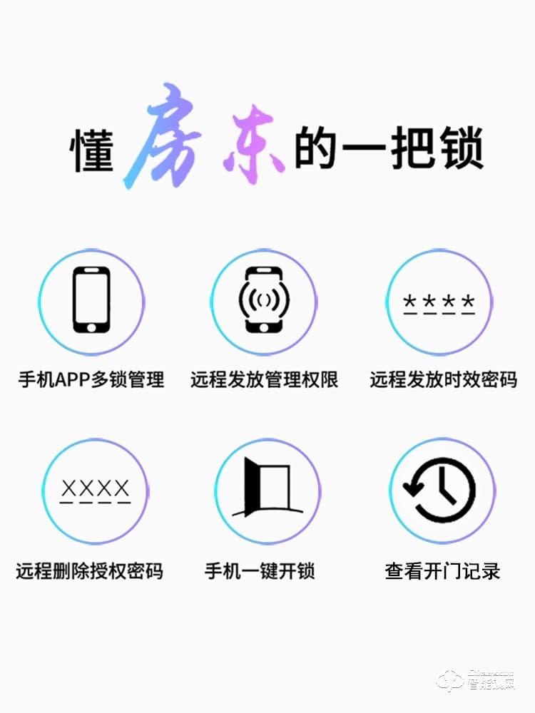 歐加斯智能鎖 酒店鎖app長短出租門鎖